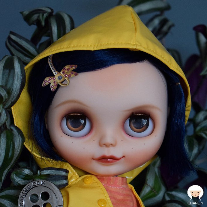 Blythe doll custom sculpture face. Sad Mushroom Blythe azone body -  DailyDoll Shop